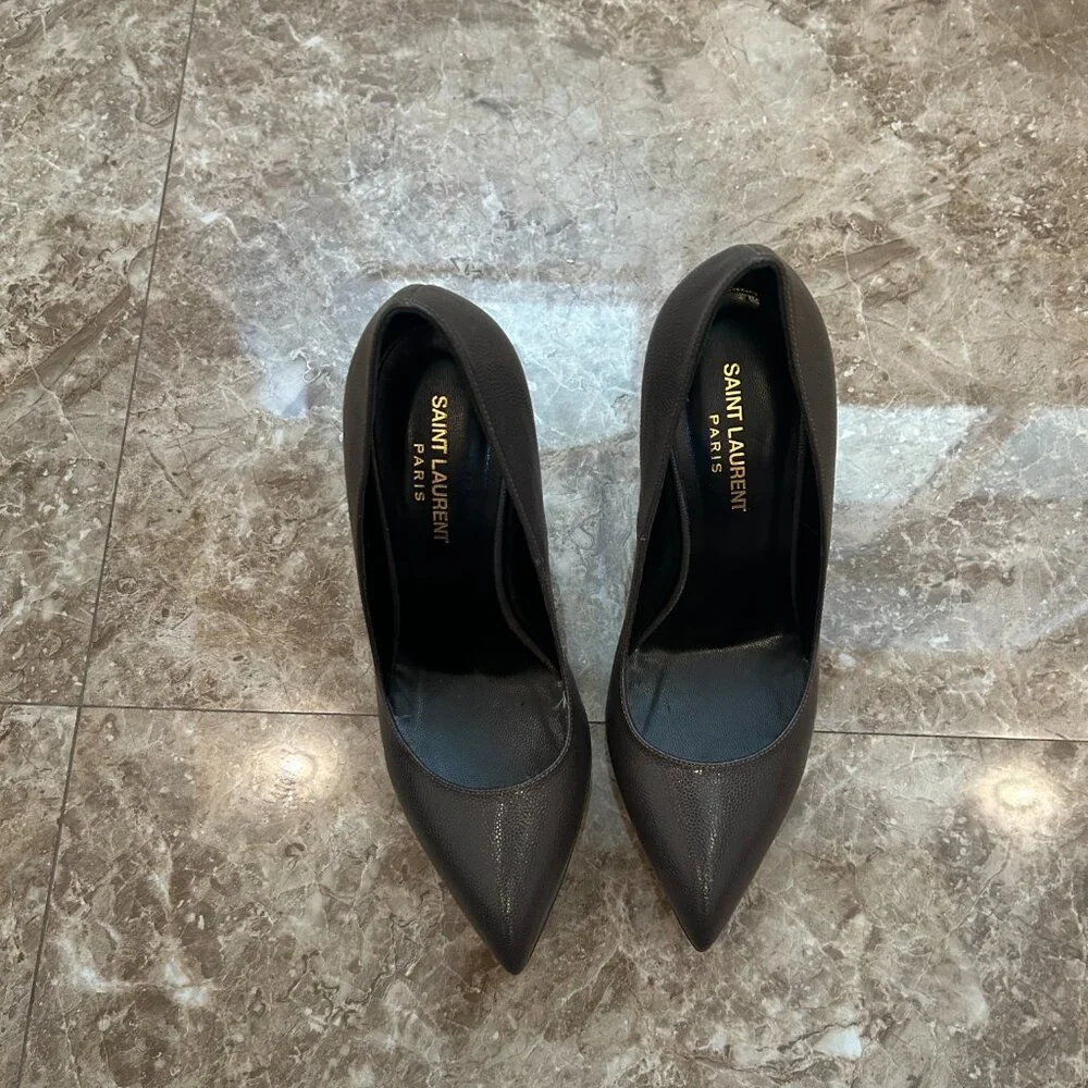 Saint Laurent grey heels - Picture 2 of 4